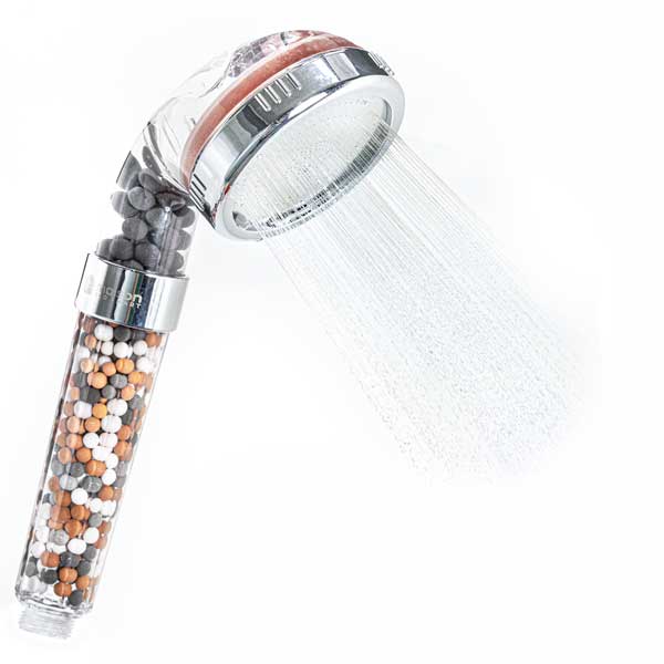 filtering shower head tension