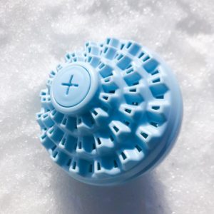 laundry ball in snow